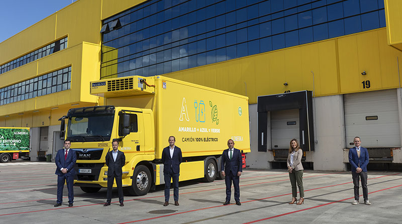 Alimerka, pionera en el vehículo eléctrico, compra el primer camión eléctrico de España