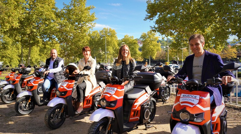 Silence estrena su servicio de motosharing en Girona